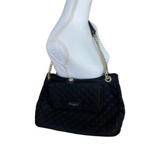 Karl Lagerfeld Black Quilted Shoulder Bag